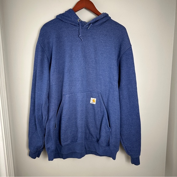 Carhartt Other - Carhartt Mens Large Hoodie Pullover Loose Fit Blue Outdoor Sweatshirt